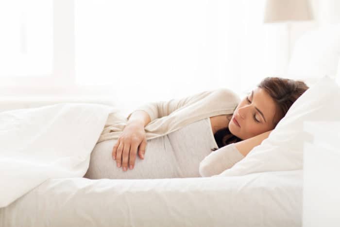 حاملہ خواتین کی نیند کی پوزیشن